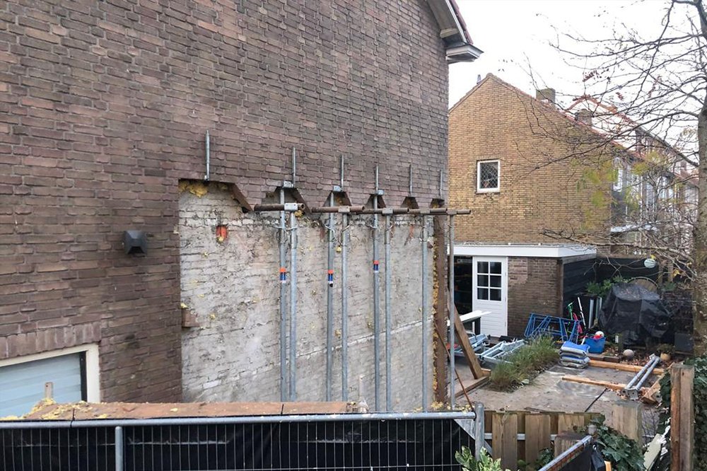 Bouwbedrijf Vrasdonk Graaf Jankade Alkmaar huis buiten aanbouw ervoor 2